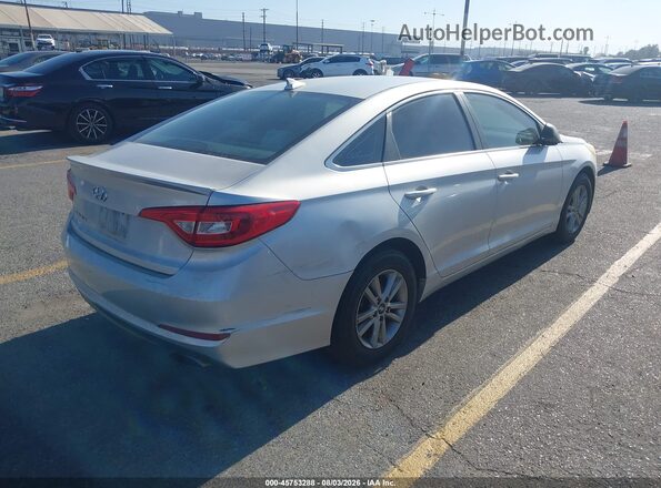 5NPE24AF9GH323132 2016 HYUNDAI SONATA Silver Հետևի աջ
