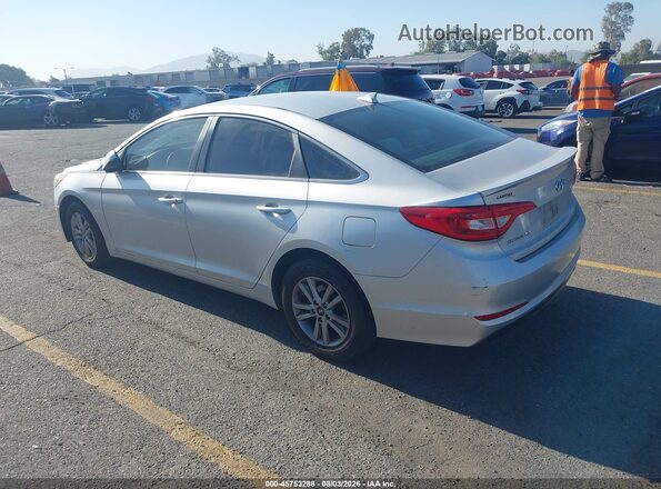 5NPE24AF9GH323132 2016 HYUNDAI SONATA Silver Հետևի ձախ