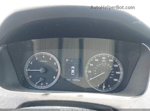 5NPE24AF9GH324037 2016 HYUNDAI SONATA Black Вид задніх сидінь