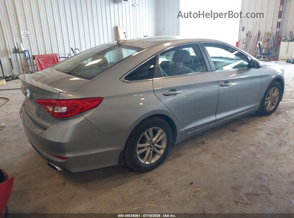 5NPE24AF9GH336804 2016 HYUNDAI SONATA Silver Trasero derecho