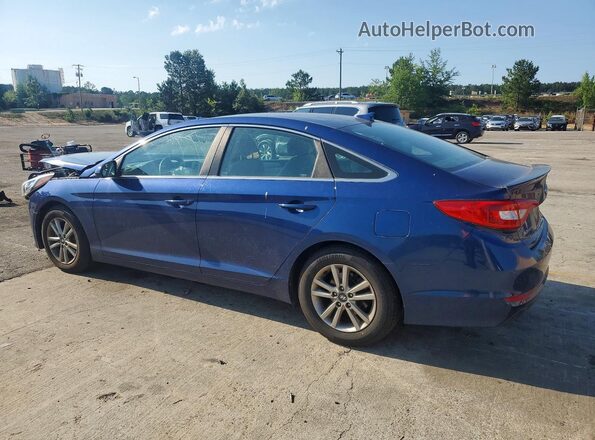 5NPE24AF9GH392810 2016 HYUNDAI SONATA Blue Задня ліва чверть