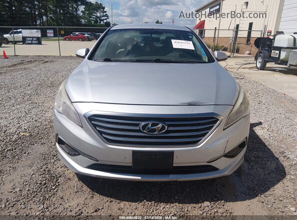 5NPE24AF9GH395223 2016 HYUNDAI SONATA Silver Vista frontal