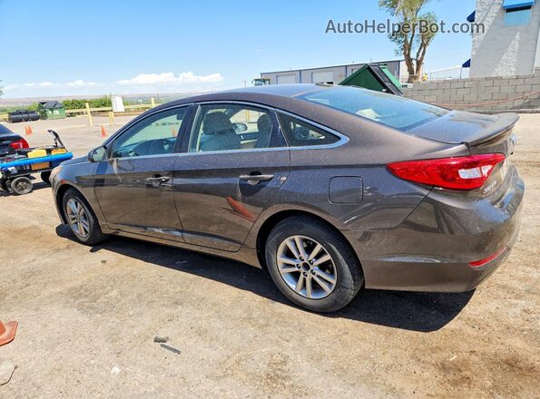 5NPE24AF9GH395349 2016 HYUNDAI SONATA Charcoal Rear left