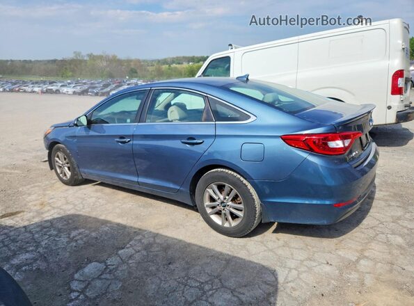 5NPE24AF9GH413865 2016 HYUNDAI SONATA Синий Задняя левая четверть