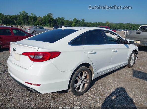 5NPE24AF9HH436869 2017 HYUNDAI SONATA White უკანა მარჯვენა