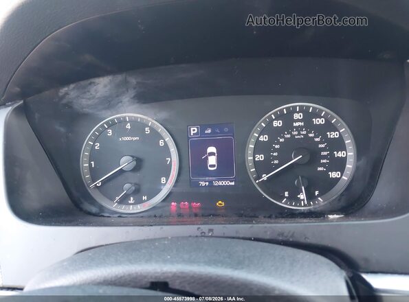 5NPE24AF9HH436869 2017 HYUNDAI SONATA White უკანა სავარძლების ხედი