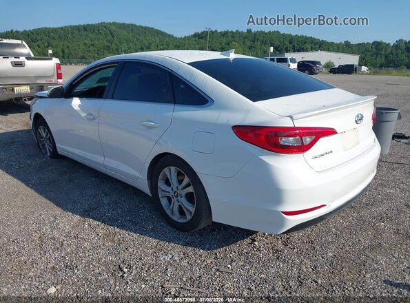 5NPE24AF9HH436869 2017 HYUNDAI SONATA White უკანა მარცხენა