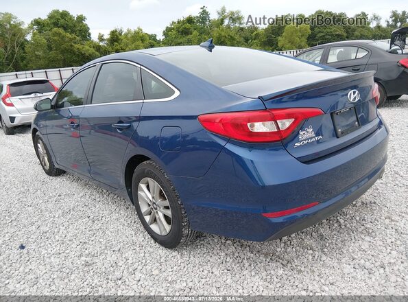 5NPE24AF9HH485750 2017 HYUNDAI SONATA Blue Հետևի ձախ