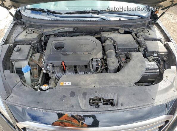 5NPE24AF9HH514485 2017 HYUNDAI SONATA Black Widok wnętrza z tyłu