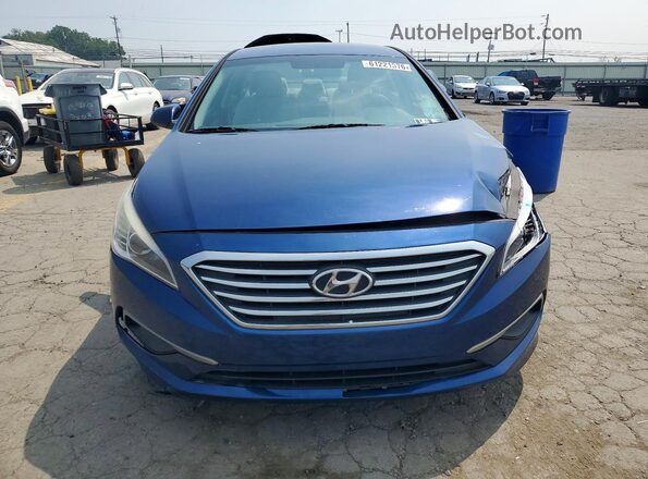 5NPE24AF9HH537765 2017 HYUNDAI SONATA Blue Vista frontal