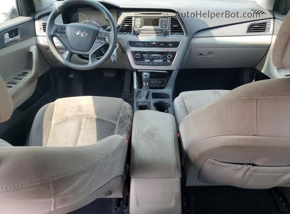5NPE24AF9HH537765 2017 HYUNDAI SONATA Blue Vista del salpicadero