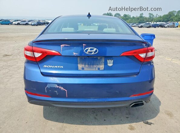 5NPE24AF9HH537765 2017 HYUNDAI SONATA Blue Vista trasera