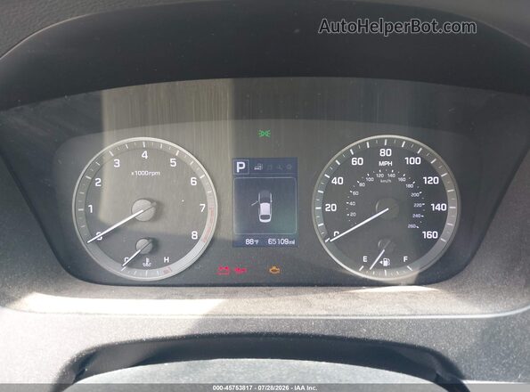 5NPE24AF9HH552086 2017 HYUNDAI SONATA Black Vista de los asientos traseros