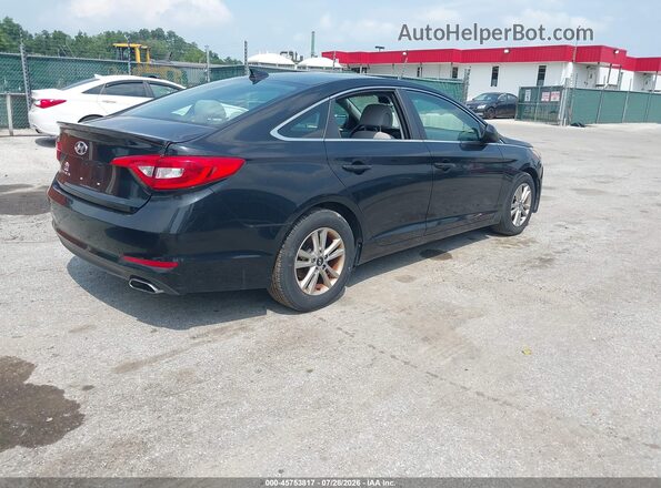 5NPE24AF9HH552086 2017 HYUNDAI SONATA Black Trasero derecho