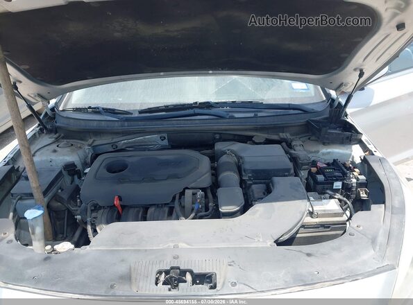 5NPE24AF9HH580194 2017 HYUNDAI SONATA Silver Вид ззаду
