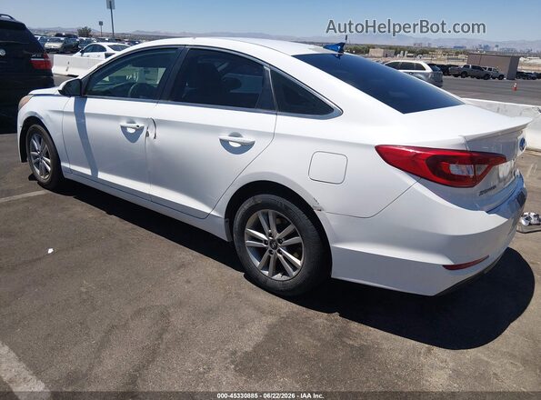 5NPE24AF9HH580938 2017 HYUNDAI SONATA White Tył lewy