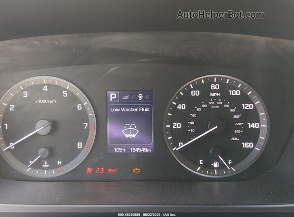 5NPE24AF9HH580938 2017 HYUNDAI SONATA White Widok tylnych siedzeń
