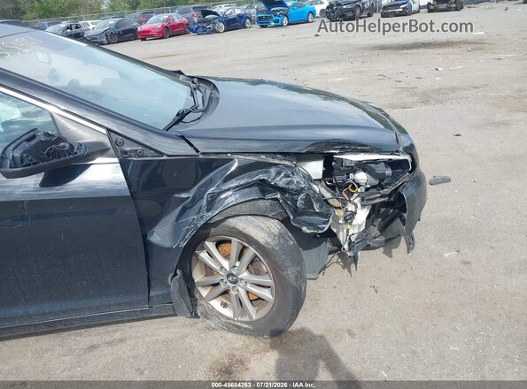 5NPE24AF9HH595634 2017 HYUNDAI SONATA Black Вид спереду