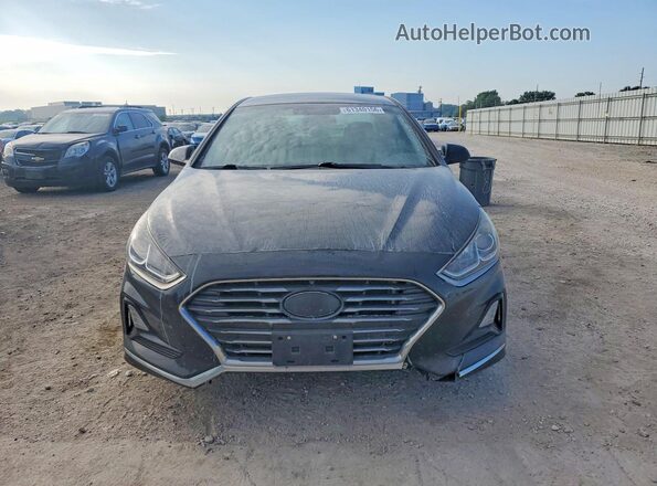 5NPE24AF9JH613684 2018 HYUNDAI SONATA Black წინა ხედი