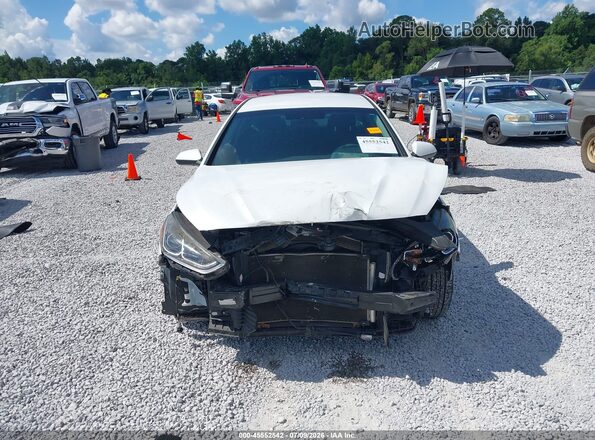 5NPE24AF9JH620117 2018 HYUNDAI SONATA White Widok zestawu wskaźników