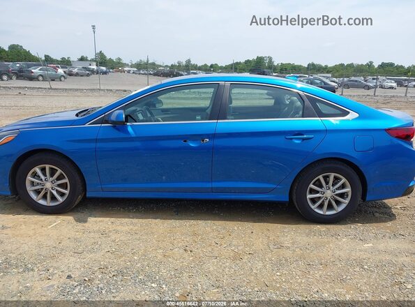 5NPE24AF9JH654963 2018 HYUNDAI SONATA Blue Панорамний вид салону 360°