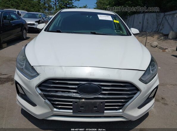 5NPE24AF9JH669706 2018 HYUNDAI SONATA White Vista frontal