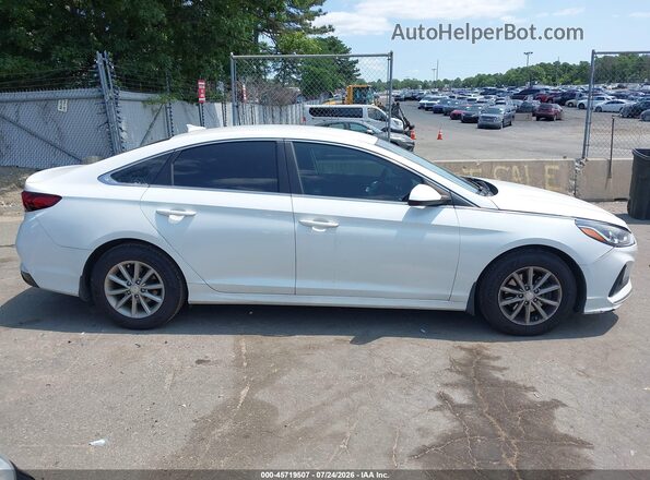 5NPE24AF9JH669706 2018 HYUNDAI SONATA White Vista interior trasera