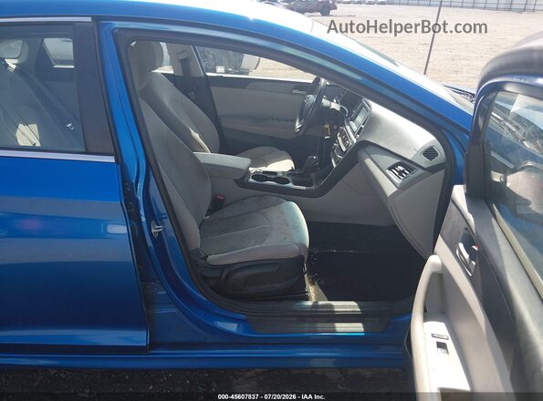 5NPE24AF9JH686831 2018 HYUNDAI SONATA Blue Vista interior delantera