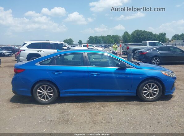 5NPE24AF9JH686831 2018 HYUNDAI SONATA Blue Vista interior de 360 grados