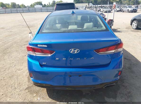 5NPE24AF9JH686831 2018 HYUNDAI SONATA Blue 