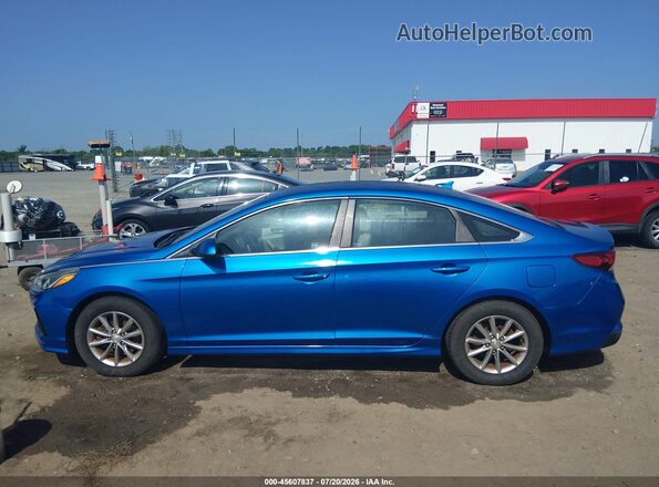 5NPE24AF9JH686831 2018 HYUNDAI SONATA Blue 