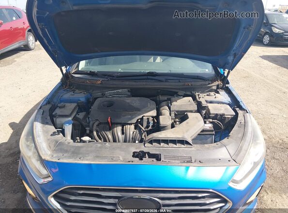 5NPE24AF9JH686831 2018 HYUNDAI SONATA Blue Vista trasera