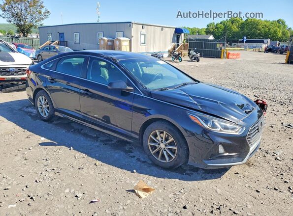 5NPE24AF9KH761562 2019 HYUNDAI SONATA Черный Передняя правая четверть