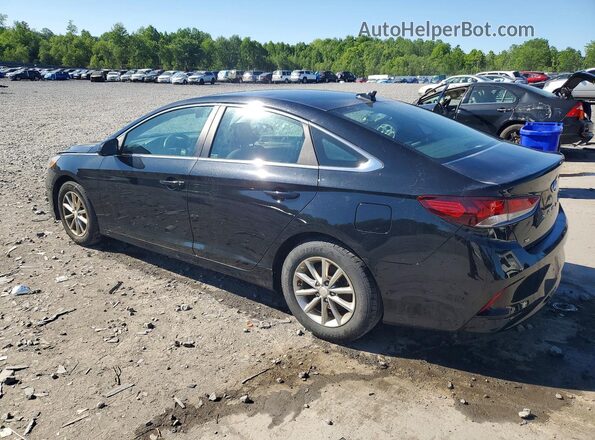 5NPE24AF9KH761562 2019 HYUNDAI SONATA Черный Задняя левая четверть