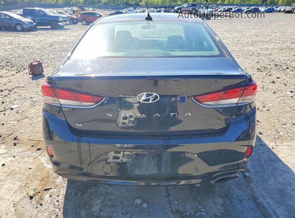 5NPE24AF9KH761562 2019 HYUNDAI SONATA Черный Вид сзади