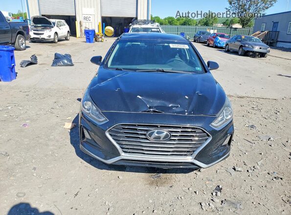 5NPE24AF9KH761562 2019 HYUNDAI SONATA Черный Вид спереди