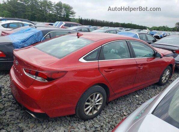 5NPE24AF9KH794903 2019 HYUNDAI SONATA Red Rear right