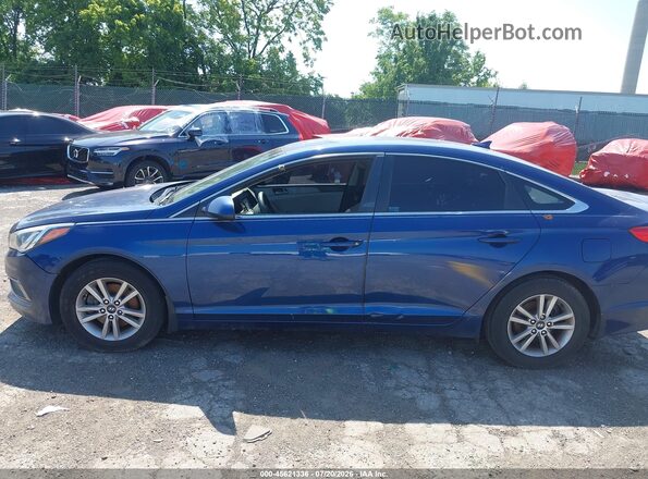 5NPE24AFXGH308574 2016 HYUNDAI SONATA Синий Вид спереди