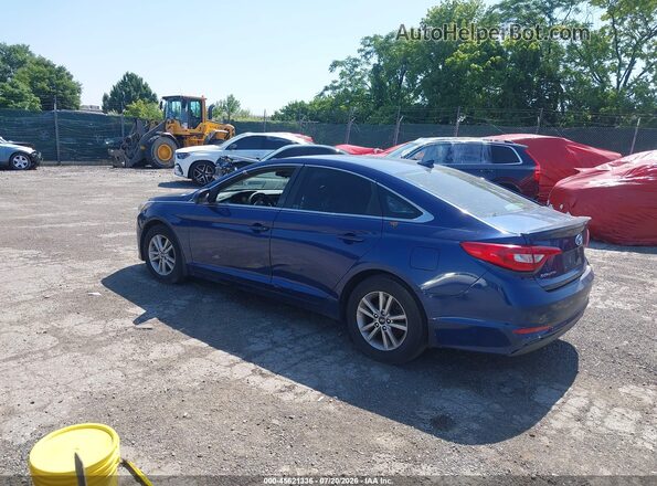 5NPE24AFXGH308574 2016 HYUNDAI SONATA Синий Задняя левая четверть