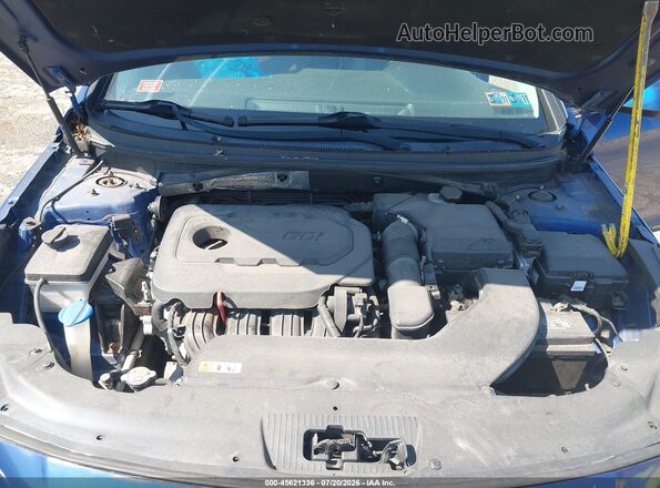 5NPE24AFXGH308574 2016 HYUNDAI SONATA Синий Вид сзади