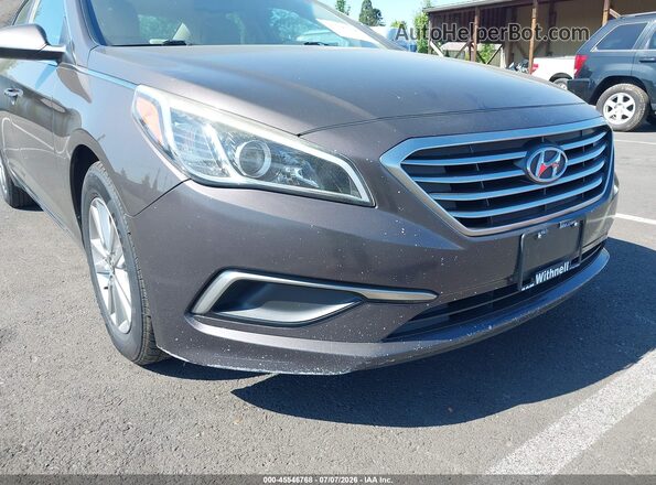 5NPE24AFXGH327299 2016 HYUNDAI SONATA Brown Widok zestawu wskaźników