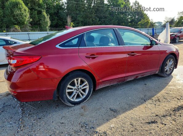 5NPE24AFXGH337606 2016 HYUNDAI SONATA Red Հետևի աջ