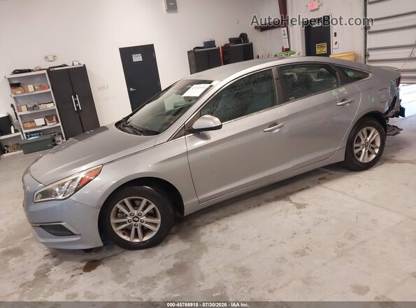 5NPE24AFXGH352431 2016 HYUNDAI SONATA Серый Передняя левая четверть