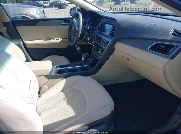 5NPE24AFXGH356432 2016 HYUNDAI SONATA Brown Вид салону спереду