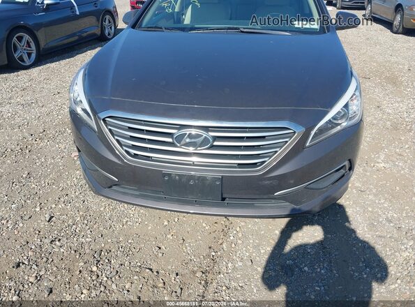 5NPE24AFXGH356432 2016 HYUNDAI SONATA Brown Вид спереду