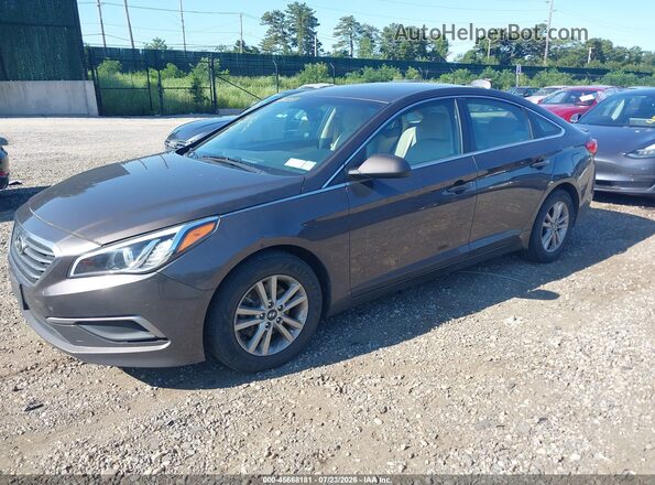 5NPE24AFXGH356432 2016 HYUNDAI SONATA Brown Передня ліва чверть