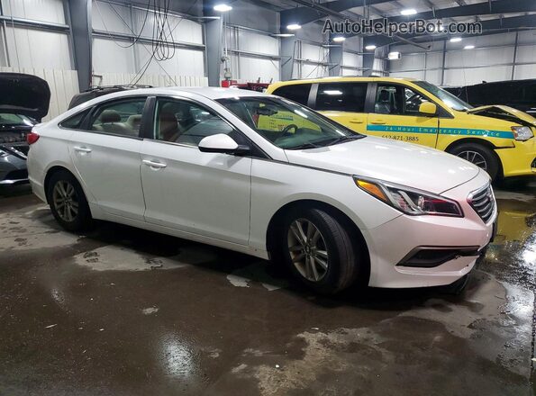 5NPE24AFXGH356561 2016 HYUNDAI SONATA White Front right