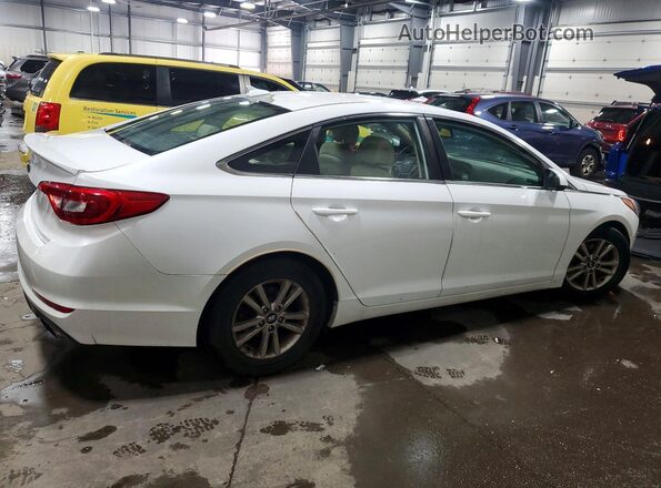 5NPE24AFXGH356561 2016 HYUNDAI SONATA White Rear right