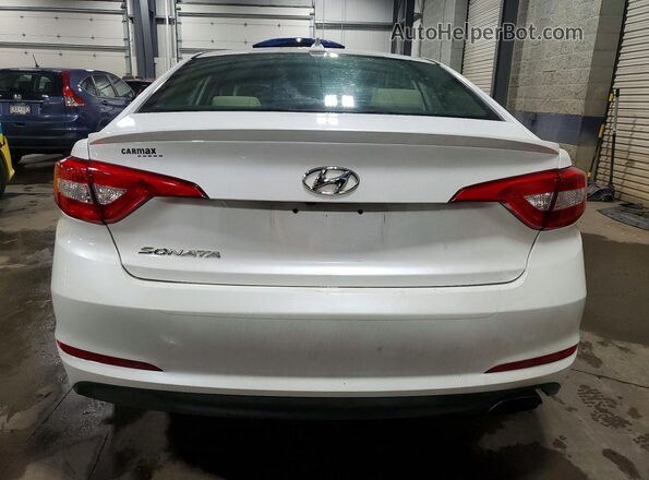 5NPE24AFXGH356561 2016 HYUNDAI SONATA White Rear view