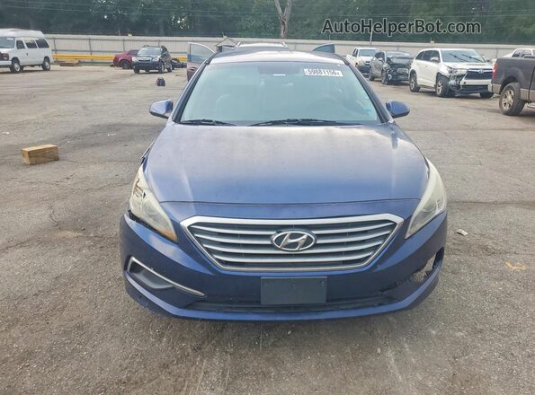 5NPE24AFXGH357144 2016 HYUNDAI SONATA Синий Вид спереди